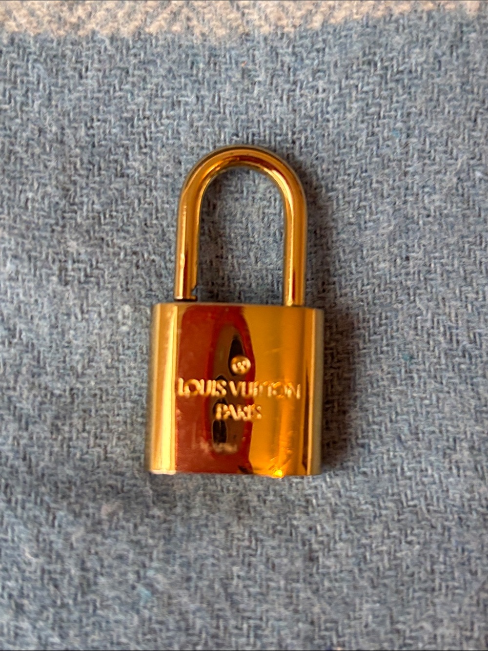 Louis Vuitton Gold Padlock #448 Only No Key